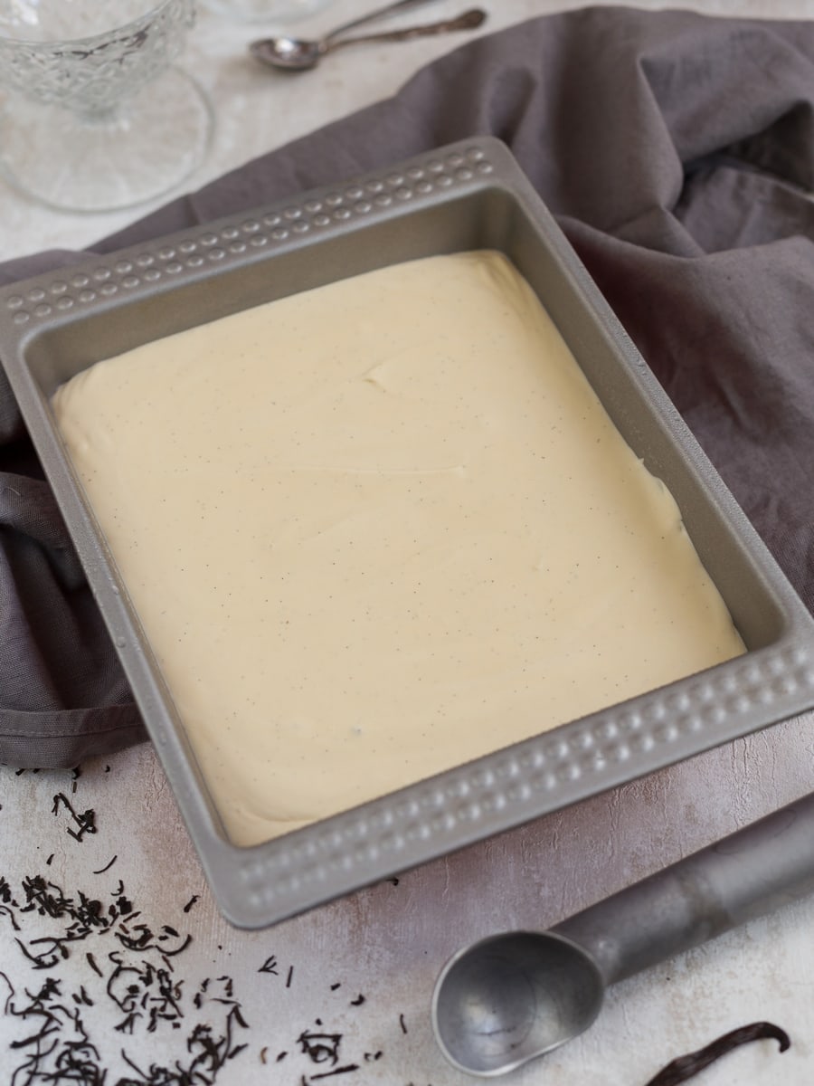 London fog ice cream tub.