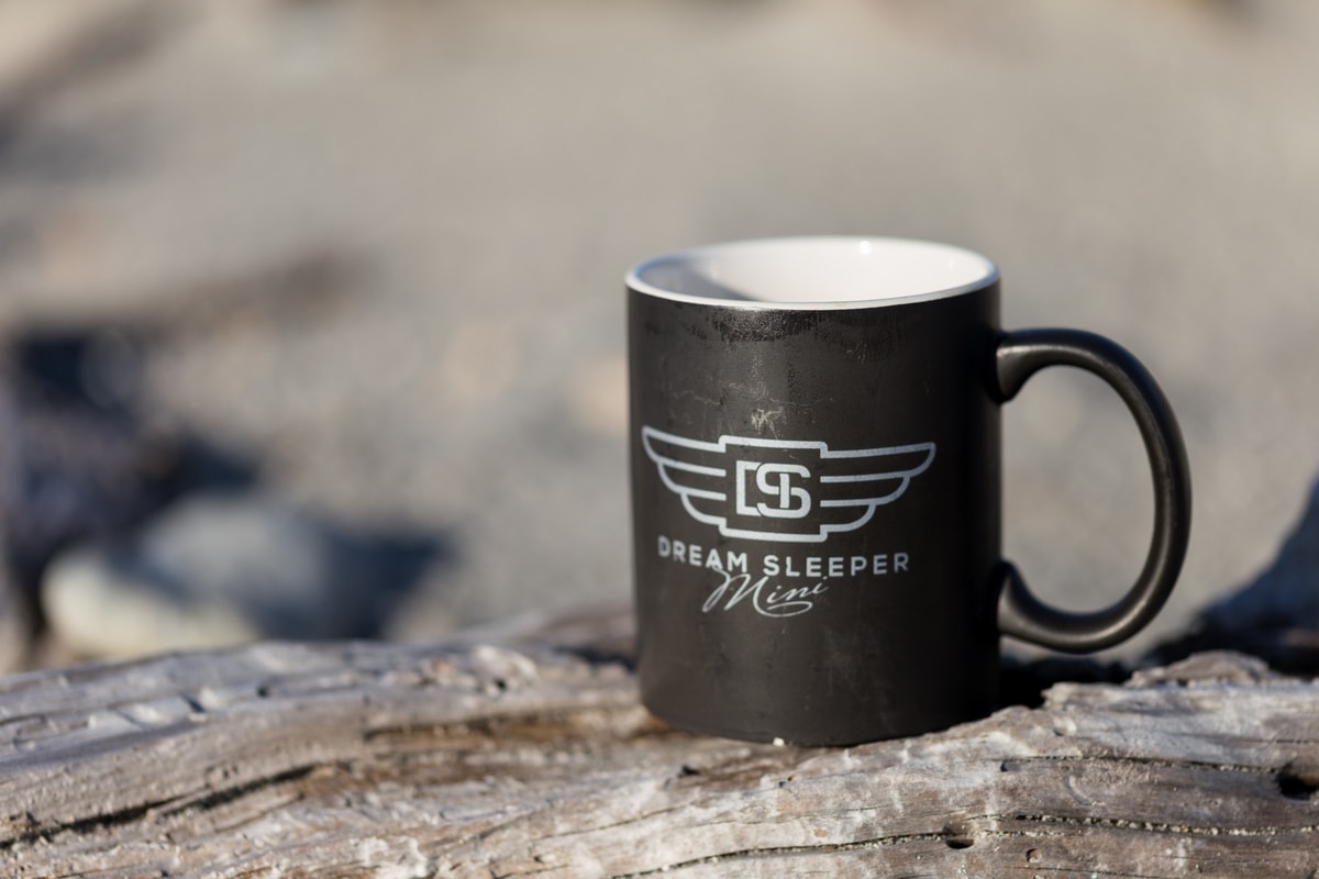 Spaceships Dream Sleeper coffee mug.