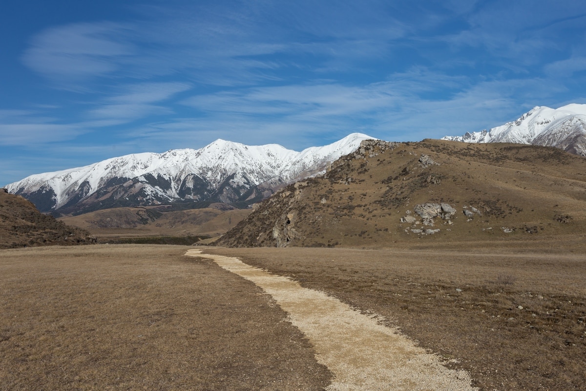 South Island New Zealand landscape.
