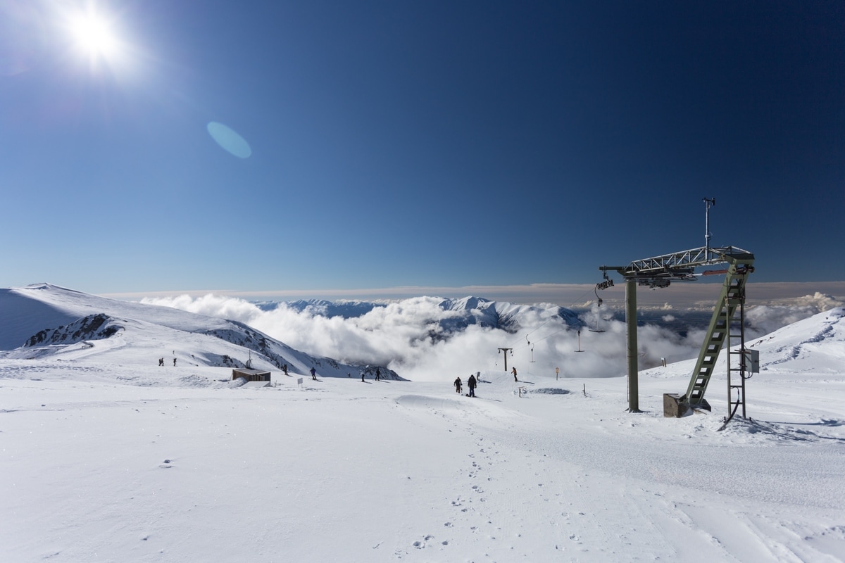 Porters ski area in New Zealand South Island.