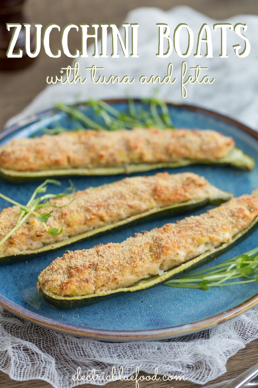 Tuna zucchini boats are a fantastic stuffed zucchini recipe the whole family will love.