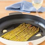 White wine asparagus.