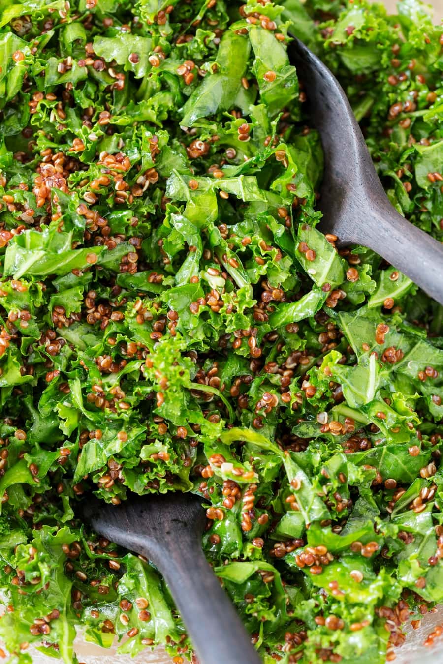 Kale and quinoa salad.