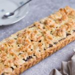 Almond chocolate tart on a gluten free almond meal shortcrust.