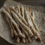 Sourdough breadsticks with lard.