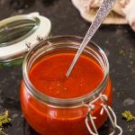 Best pizza sauce in a glass jar.