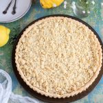 Whole baked ginger lemon pie.
