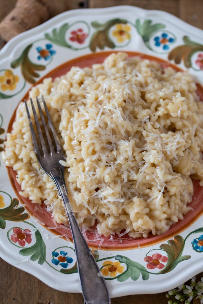Prosecco risotto with parmesan.