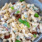 A closeup view of this salad.