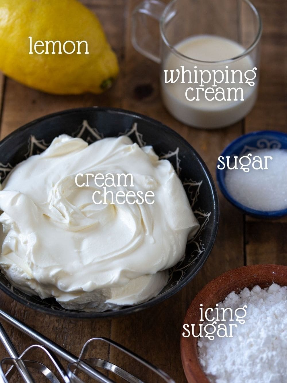 The ingredients needed for the recipe.