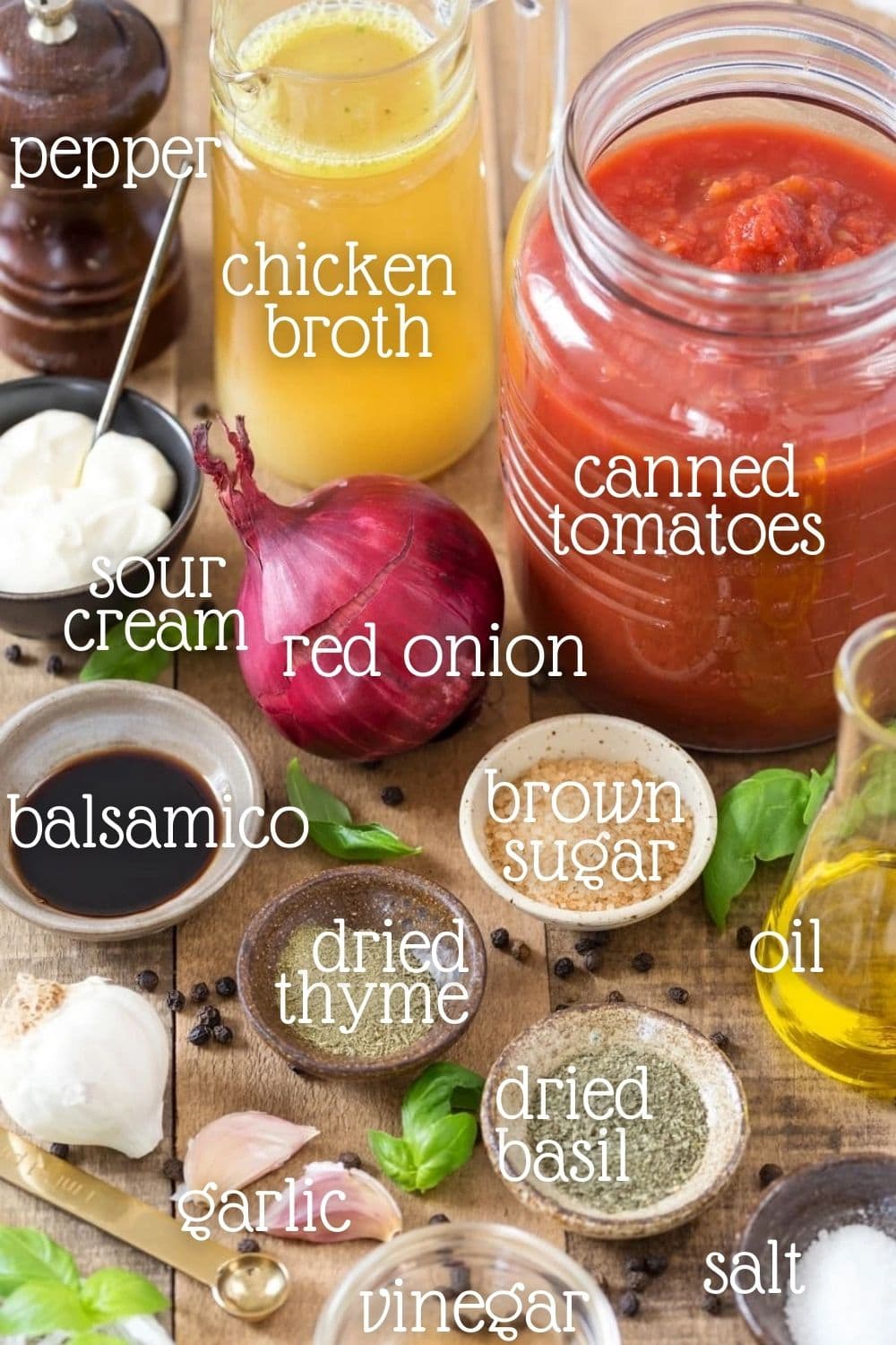 The ingredients needed for the recipe.
