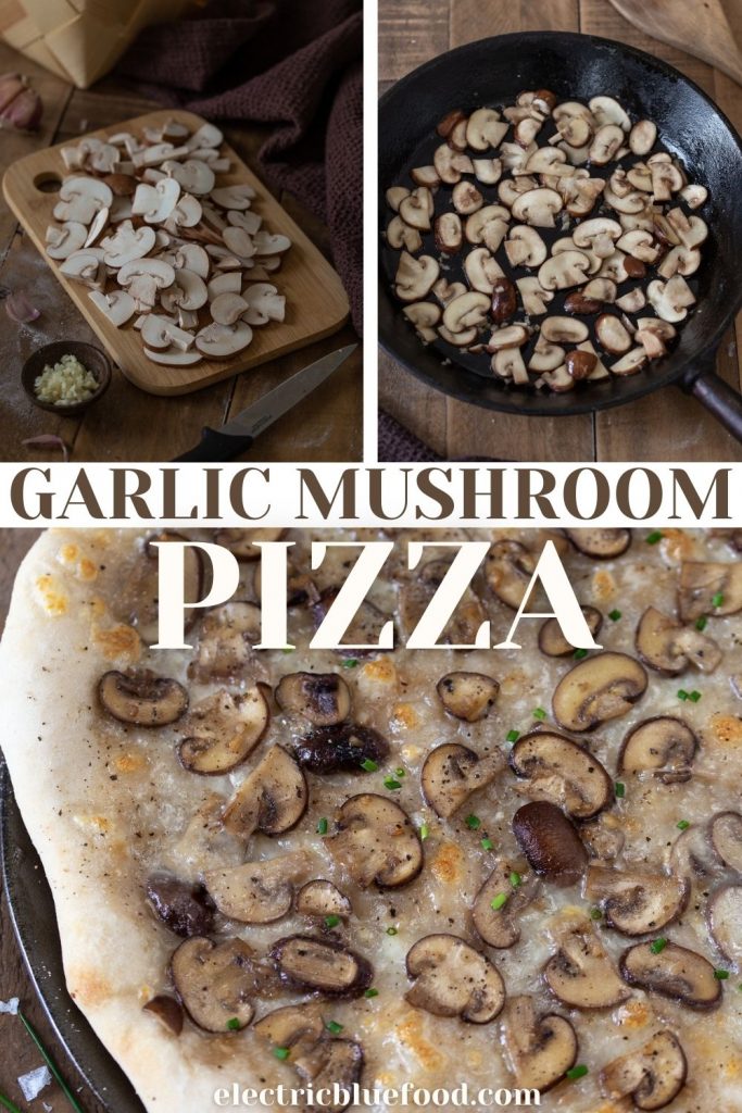 A lovely pizza bianca option made with baby bella mushrooms sautéed in garlic butter, mozzarella, freshly cracked black pepper and chives.