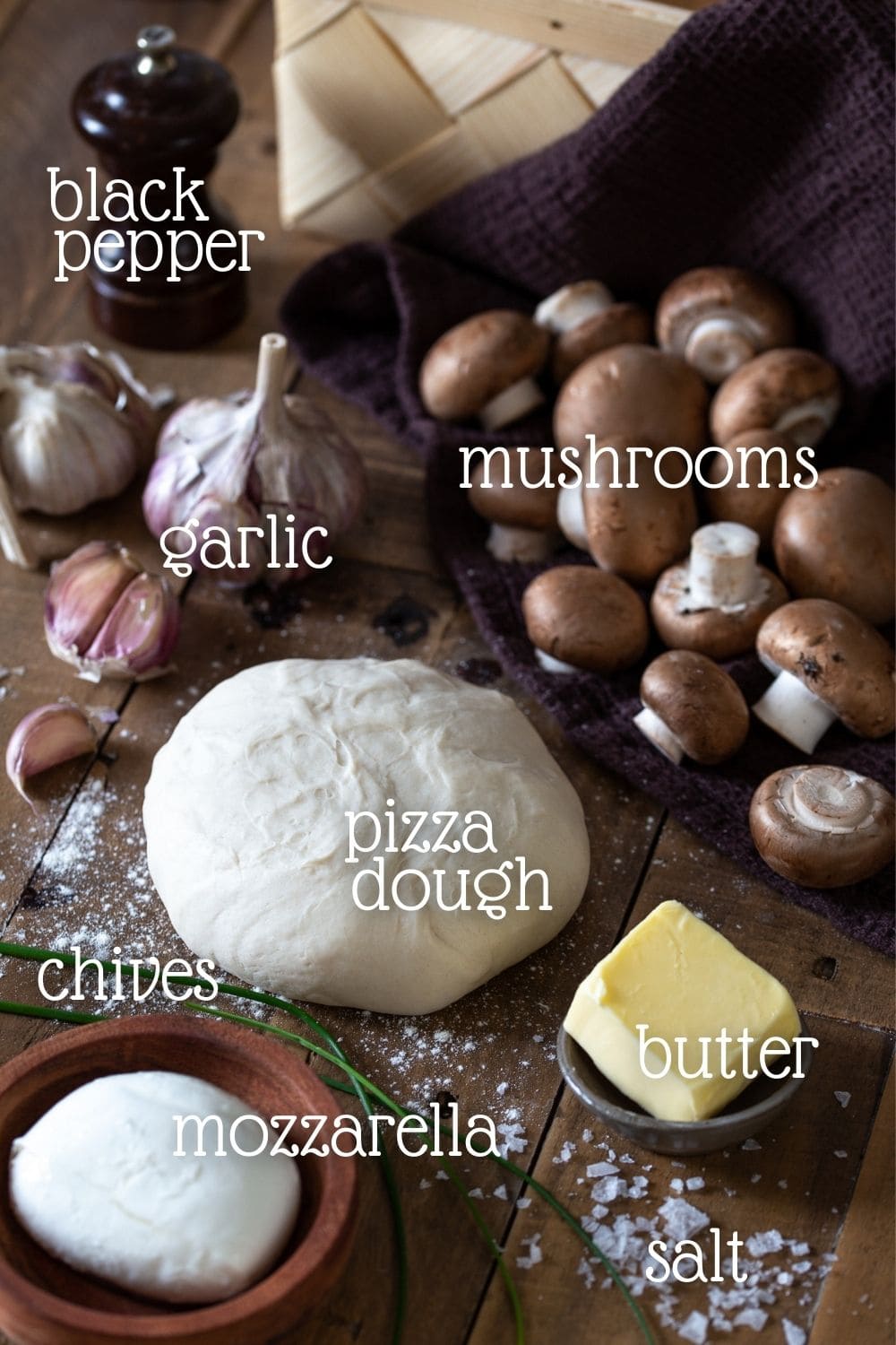 The ingredients needed for the recipe.