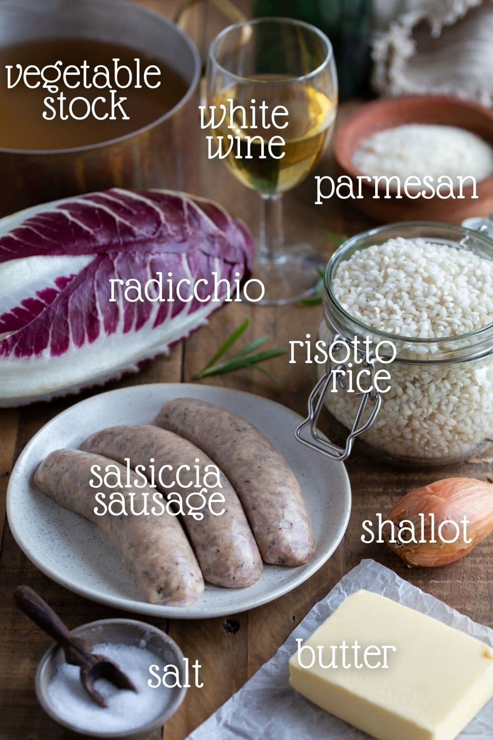 The ingredients needed for the recipe.