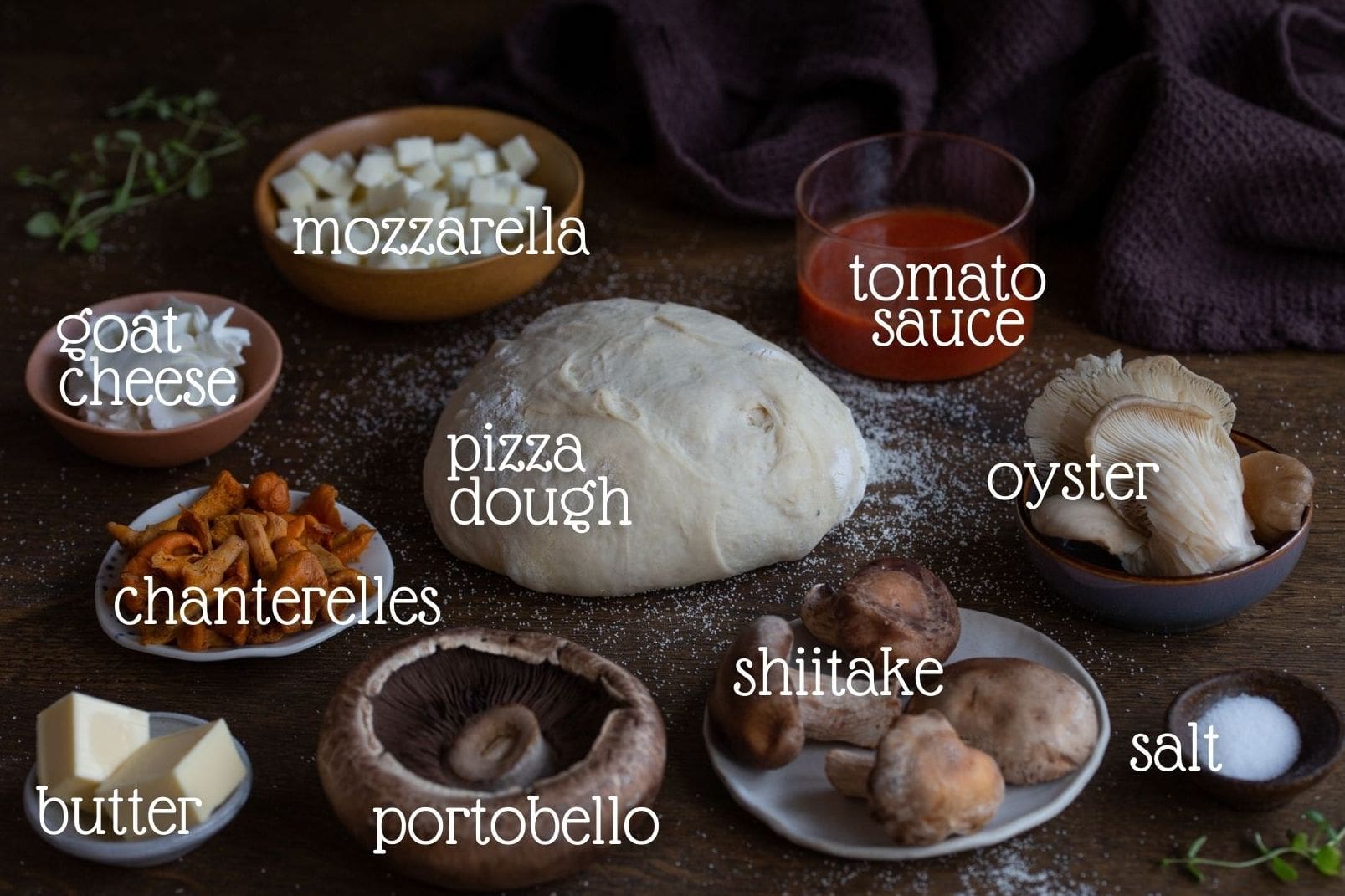 The ingredients needed for the recipe.
