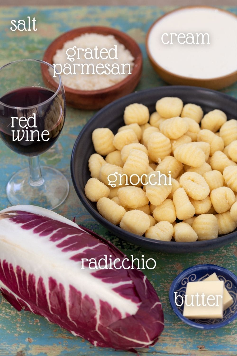 The ingredients needed for the recipe.