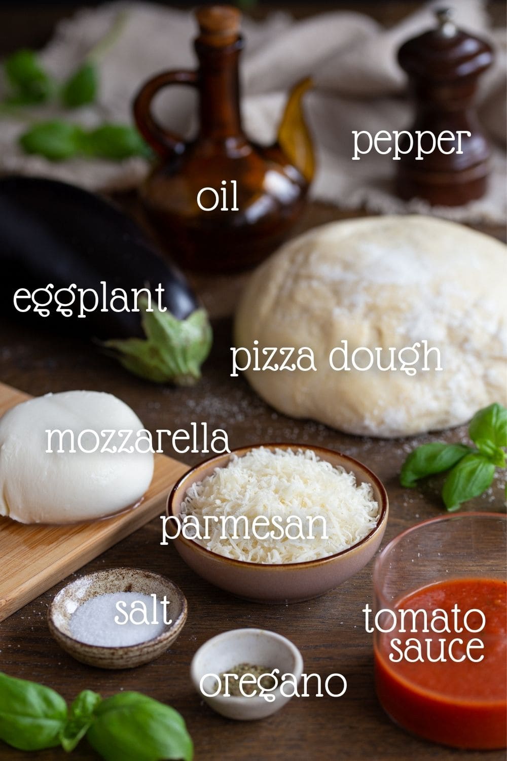 The ingredients needed for the recipe.