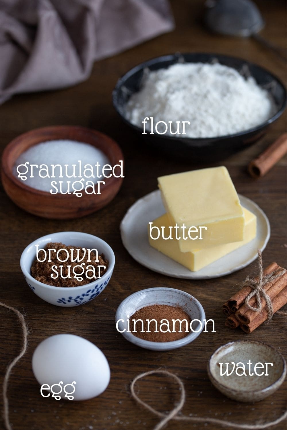 The ingredients needed for the recipe.