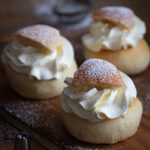 Three semla buns.