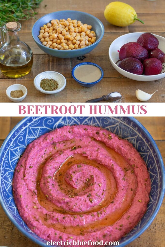 Beetroot hummus pin.