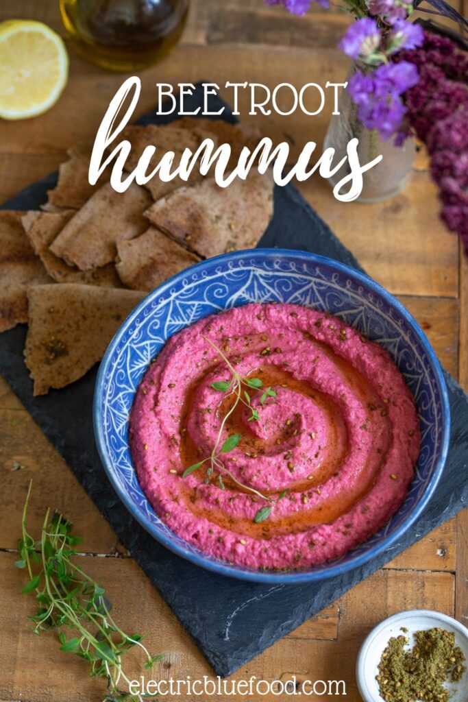 Beetroot hummus pin.